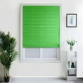 thumbnail image 1 of Light Filtering Blinds,Cellular Blinds,Lazblinds No Tools-No Drill Original Blackout Pleated Paper Temporary Shades Green 60*150cm, 1 of 9