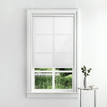 Light Filtering Tear-to-Fit Roller Shade 37 1/4" x 72" White with Bracket