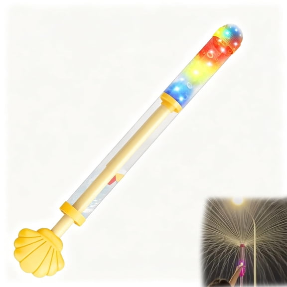 Light Up Fireworks Water Sprayer, Pull-Out Firework Style Water Spray Blaster, Large Capacity Outdoor Water Sprayer for Pool, Beach, Backyard, Summer Party and Outdoor Activities