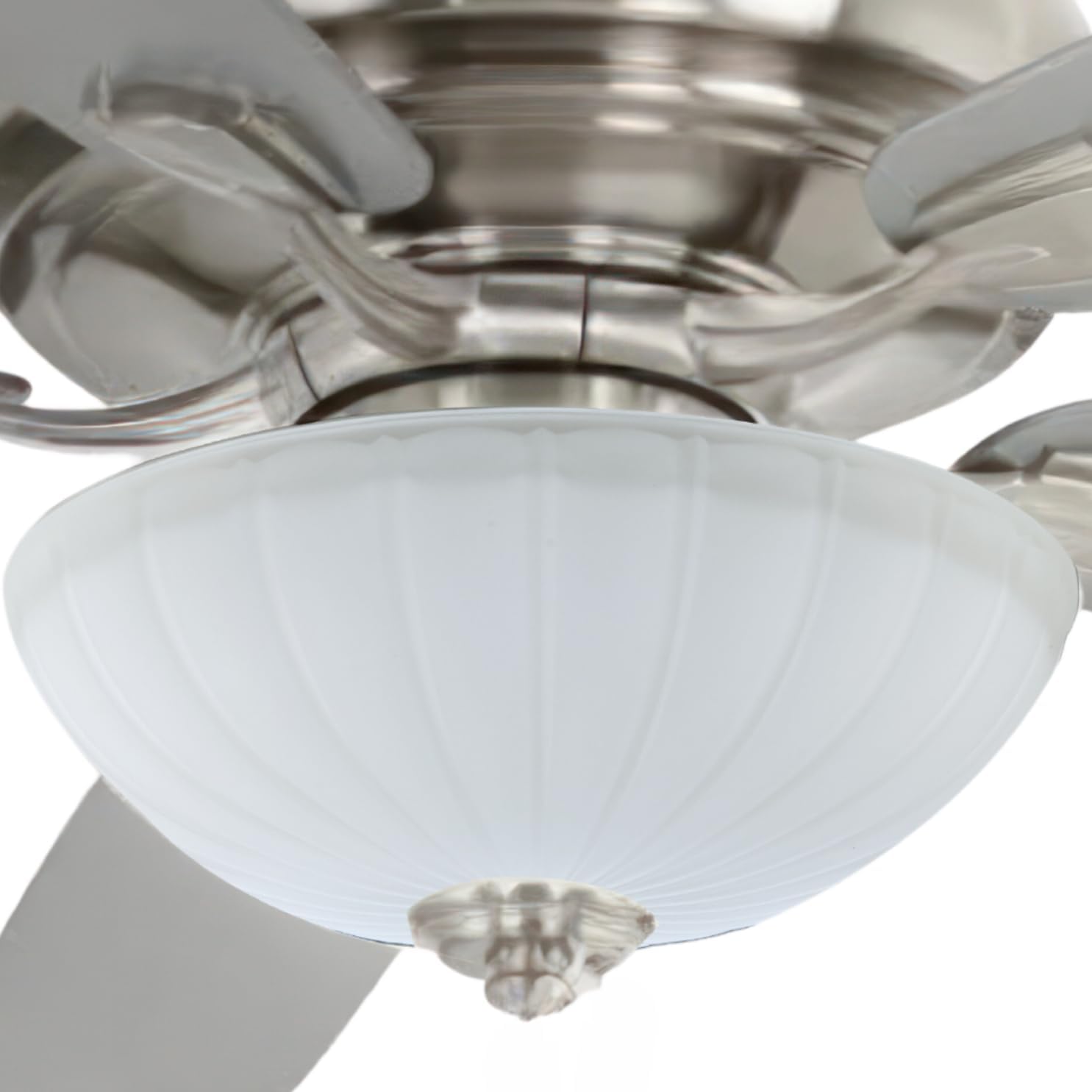 Light Fixture Replacement Glass Flush Mount Ceiling Light Lamp Shade Frosted White Ceiling Fan