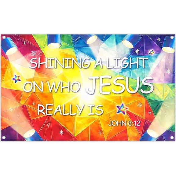 Light Flashing Station Backdrop Colorful Neon Vacation Religious Bible Verse Background Birthday Party Baptism Decoration Banner Photo Booth Prop Decor