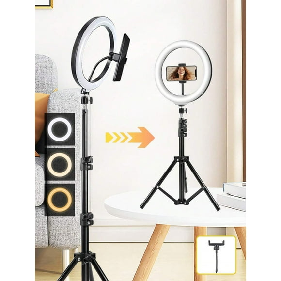 Light With Flexible Phone Clip And Phone Filling Light Holder, Used For Photo Selfies, Video Recording Zoom Meetings, Handheld Selfies, Outdoor Activities, Interviews, Live Broadcasts