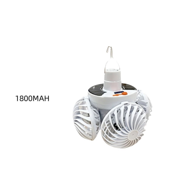 Light Foldable Hook Football Design Solar Ceiling Fan Light Airflow Illumination