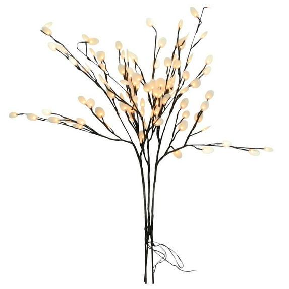 Light Garden 01759 - 108 LIGHT WILLOW BRANCH SILVER DOLLARS W/LEDS Electric Lighted Blossoms and Flowers
