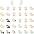 thumbnail image 1 of Light Gold Plated Alloy Pendants with Enamel Dairy Cow Mixed Color 32pcs/box, 1 of 5