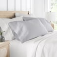 thumbnail image 1 of Light Gray 300TC Cotton Cooling Pillow Case Set, Standard/Queen, by Noble Linens, 1 of 8