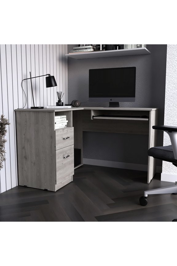 Light Gray Appearance - Separate Drawers - Home Study - Quality Crafted