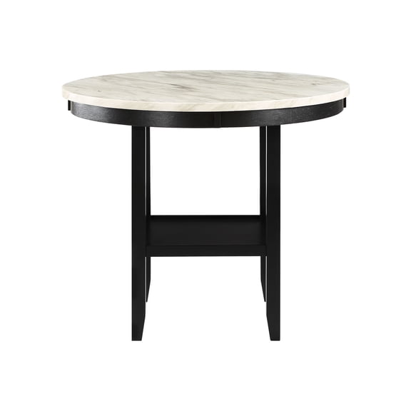 Light Gray Bar Table with Storage Shelf and Paper Finish - Suitable for Bedroom Corners, Solid Construction