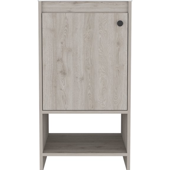 Light Gray Bathroom Vanity Pocket Assembled Simply for Bathroom Utility