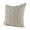 thumbnail image 1 of Light Gray Chevron Textured Pillow Cover, 1 of 5