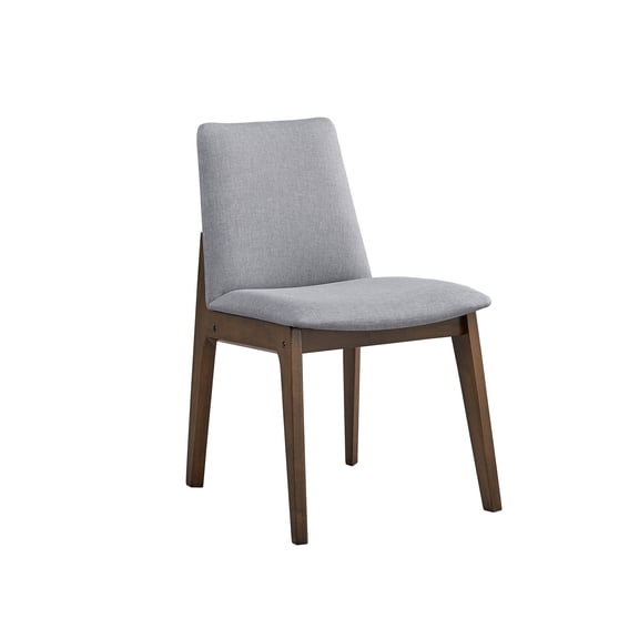 Light Gray Fabric Padded Side Chairs / Sturdy for Long - Term Use