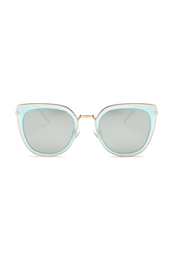 Light Gray Lens Light Frame Sunglasses - UV Protection Minimalist Daily & Casual Eyewear