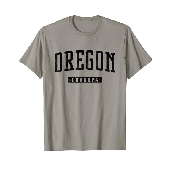 Light Gray Oregon Grandpa Vintage T-Shirt for Comfortable Everyday Wear