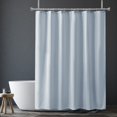 thumbnail image 1 of Light Gray Shower Curtain Liner, Light Gray Fabric Shower Liner, 2-in-1 Bathroom Shower Curtain and Liner, 12 Grommet Holes, Water Proof, Machine Washable, Hotel Quality, 72 x 72 Inches, 1 of 7