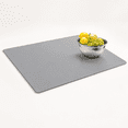 Light Gray Silicone Kitchen Counter Mat 47.3