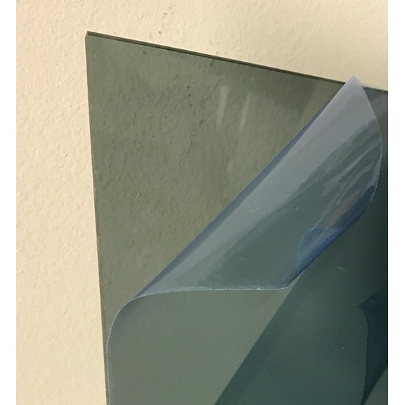 Light Gray/Smoke Acrylic Plexiglass 8" x 12" - 1/8" Thick
