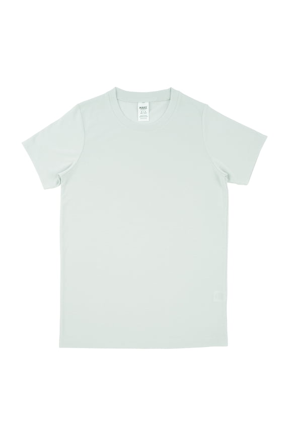 Light Gray Sublimation Short Sleeve Crew Neck Adult T-Shirt by Make Market – Medium Blank Tee for Heat Transfer - Sublimation & Vinyl Designs - Ideal for Custom Printing & DIY Projects - 12 Pack