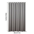 thumbnail image 1 of Light Gray Waterproof Shower Curtain Thickened Polyester Fabric Bathroom Partition 32x71 Inch, 1 of 6