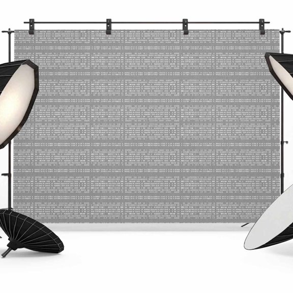 Light Gray White Pixels Photography Backdrop 8x6FT, Modern Contemporary Abstract Boho Photo Backdrops, Background for Photography Studio Photo Studio Background, Back Drop for Photoshoot