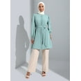 thumbnail image 1 of Light Green Almond - Crew neck - Tunic - Refka, 1 of 5
