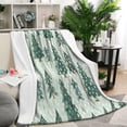 thumbnail image 1 of Light Green Christmas Tree and Snow Pattern Blanket,Comfortable Soft Lamb Wool Throw Blanket,All Season,Warm Lightweight Blankets for Sofa Bed Couch Living Room Chair,50"x60", 1 of 4