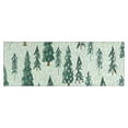 thumbnail image 1 of Light Green Christmas Tree Pattern Kitchen Rug Mat,Kitchen Runner Rugs Non Skid Washable,Decorative Kitchen Floor Mats for Kitchen,Sink,Laundry,17"X47", 1 of 5