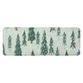 thumbnail image 1 of Light Green Christmas Tree and Snow Pattern Kitchen Rug Mat,Kitchen Runner Rugs Non Skid Washable,Decorative Kitchen Floor Mats for Kitchen,Sink,Laundry,17"x47.2", 1 of 7