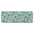 thumbnail image 1 of Light Green Christmas Village Pattern Kitchen Rug Mat,Kitchen Runner Rugs Non Skid Washable,Decorative Kitchen Floor Mats for Kitchen,Sink,Laundry,17"x47.2", 1 of 7