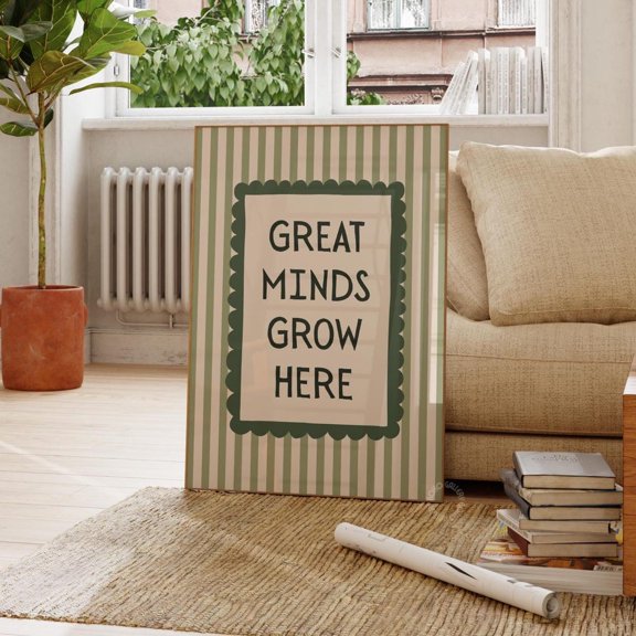 Light Green Educational For Teacher Wall Art Motivational Classroom Decor