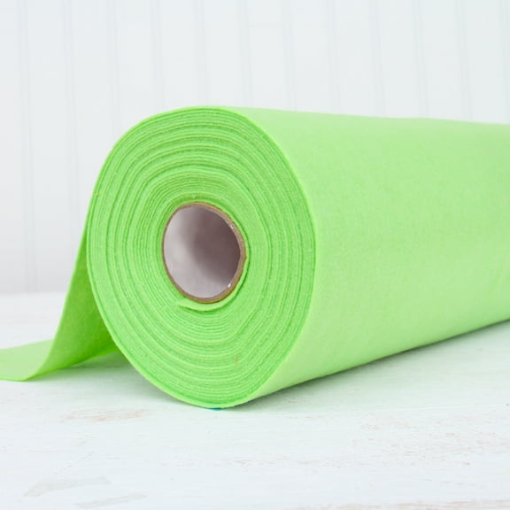 Threadart Premium Felt By the Yard - 36" Wide - Light Green | Soft Wool-Like Feel | 1.2mm Thick for DIY Crafts, Sewing, Crafting Projects | Compatible with Cricut Maker