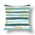 thumbnail image 1 of Light Green Geometric Cushion Cover Polyester Pillowcase Stripe Dot Grid Art Square Cushion Cover, 1 of 5