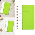 thumbnail image 1 of Light Green PU Leather Spiral Notebook, 5.75x8.125 Inch Twin-Wire Binding Notebook, College Ruled Journal with Inner Pockets and 160 Pages, Thick Paper Notebook for Work, Office & Daily Planning, 1 of 7
