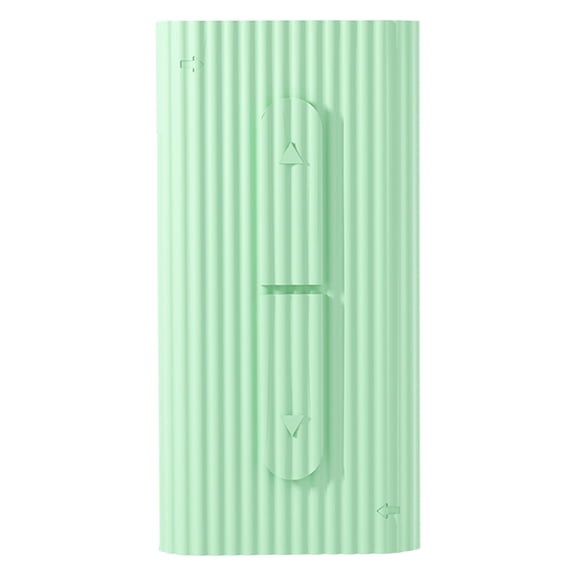 Light Green Portable Floss Dispenser, Refillable Dental Floss Pick Case with Lid, Travel Teeth Cleaning Organizer