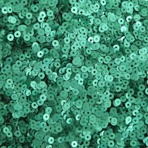 Light Green Sequins 3mm Matte Silk Frost Made in USA