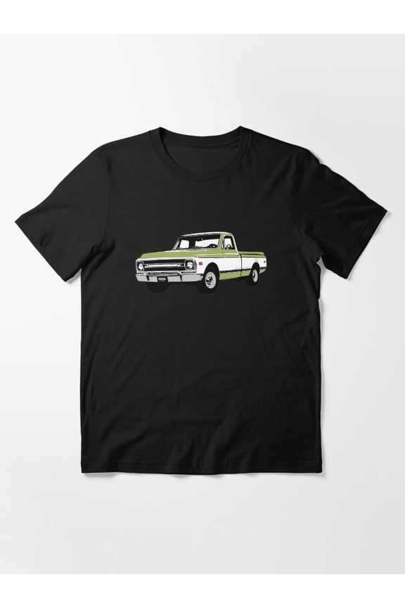 Light Green Sixty-Nine Truck Design Retro Utility Vehicle Mechanic Gift Unisex T-Shirt up to Size 5XL