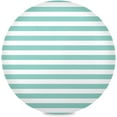 thumbnail image 1 of Light Green Stripes Round Placemats Washable Placemats Non-Slip Heat-Resistant Table Place Mats for Dining Kitchen Holiday Party Table Decoration 15.4"-1PCS Table Mat, 1 of 7