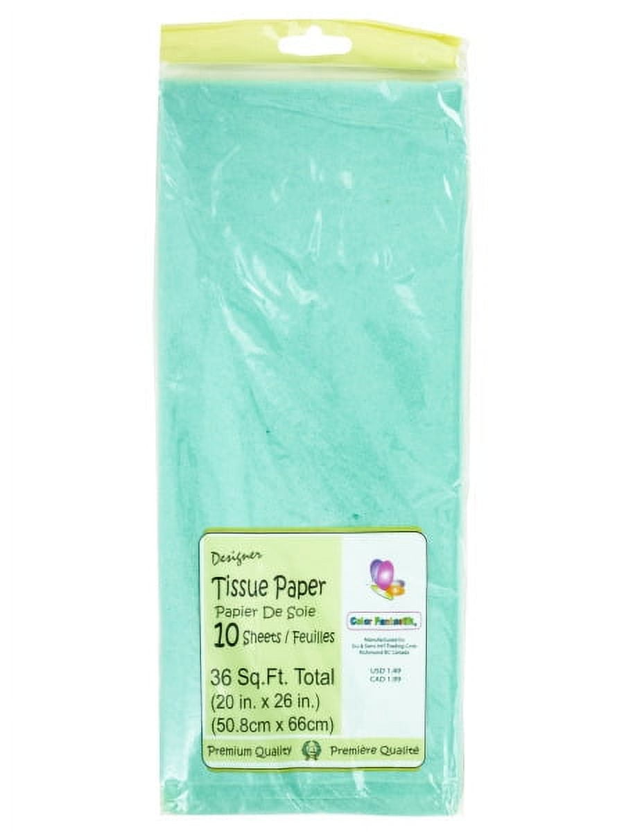 Light Green Tissue Paper, 24 Count