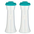 thumbnail image 1 of Salt and Pepper 2-Shaker Set, Airtight Lids, BPA-Free, Dishwasher Safe, 1 of 5