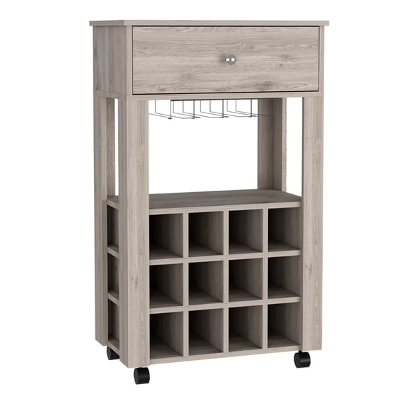 Light Grey, 12-Bottle Wine Container | Keeps Wine in Good Condition