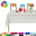 thumbnail image 1 of Light Grey 6 Pack Standard Disposable Plastic Party Tablecloth 54 Inch. x 108 Inch. Rectangle Table Cover By Zimpleware, 1 of 6
