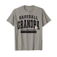 thumbnail image 1 of Light Grey Baseball Grandpa T-Shirt for Loud and Proud Family Celebrations, 1 of 5