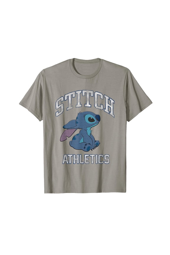 Light Grey Cartoon Character Distressed Logo T-Shirt for Casual Comfort