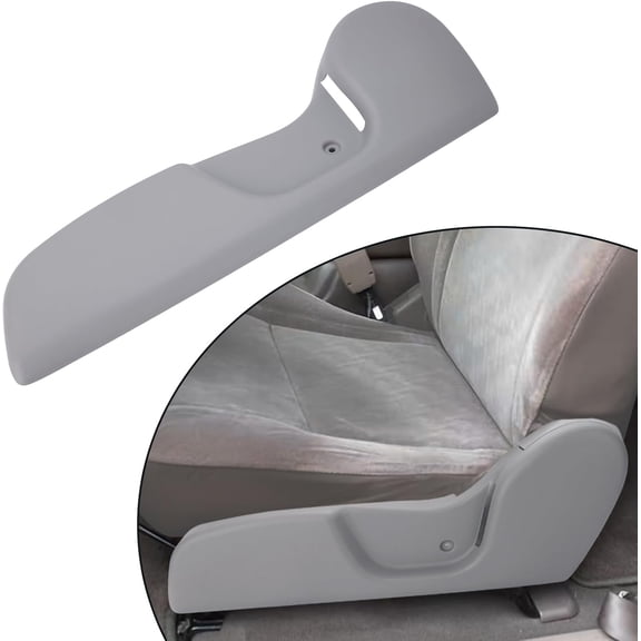 Light Grey Front Left Driver Side Seat Trim Panel Replacement for Toyota Tacoma Bucket Seats 1995-2004 Seat Track Cover Trim Replacement for 71812-04010-B2 7181204010B2