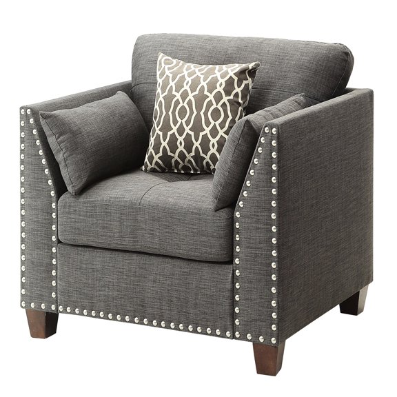 Light Grey Linen - Cozy with Accent Decor - Any Room in House - Add Decorative Element
