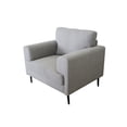 thumbnail image 1 of Light Grey - Sleek Metal Leg Design - Primary Living - Contemporary Style, 1 of 4