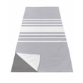 thumbnail image 1 of Light Grey Striped Yoga Towel for Hot Yoga Non Slip, White Simple Neutral Modern Yoga Mat Towel Absorbent Yoga Sweat Towels Microfiber Hot Yoga Blanket for Bikram Pilates 26"x74", 1 of 7