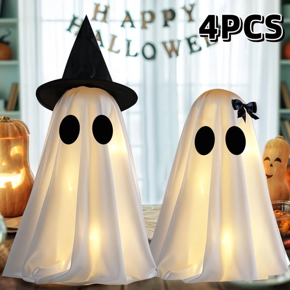 Light Up Halloween Decorations, DIY Scary Crafts, Halloween Spooky Decorations for Indoor Outdoor Garden Front Door Home Mantel And Tabletop Decorations