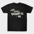 thumbnail image 1 of Light - Hearted Graphic Tee, Tops Has "One Lonely Beastie I Be" Design, Round Neck Regular Fit T - shirts, Size(S - 5XL), 1 of 5