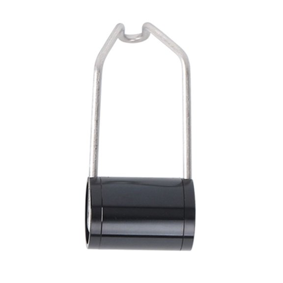Light Holder for Brompton Folding Bikes Robust Aluminum Alloy Bracket with Secure Fit (All Black)