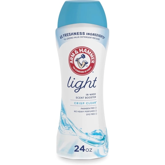 Light In-Wash Scent Booster, Laundry Scent Booster Crisp Clean scent, 24 Oz